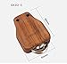 YUEKO Cajon Box Drum Companions Set Including Castanets Jingle Bells Foot Tambourine Percussion Instruments (Jingle Castanet(GK02-S))