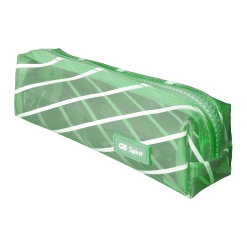 Estojo Escolar CIS Spiro, Verde, 1 unidade