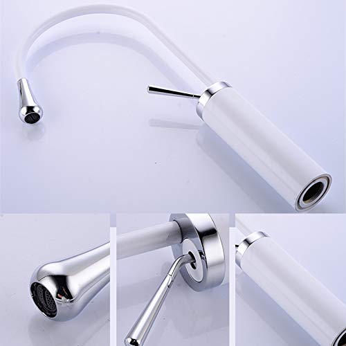 Robinet de remplissage de baignoire design goutte blanc - 2