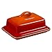 Produktbild Le Creuset Steinzeug Butterdose, 900 g, 17 x 12.5 x 9 cm, Ofenrot