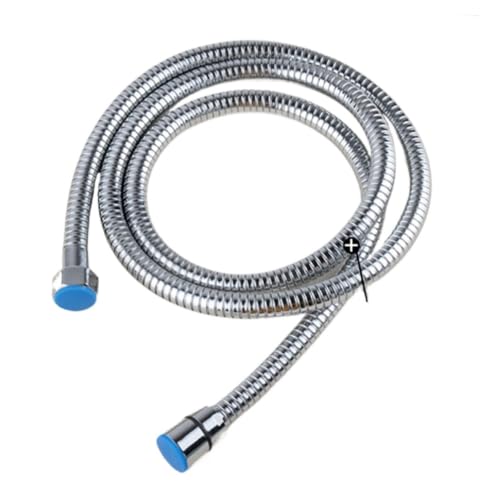 Manguera de ducha flexible de 5 m de acero inoxidable para solucionar tirones 2
