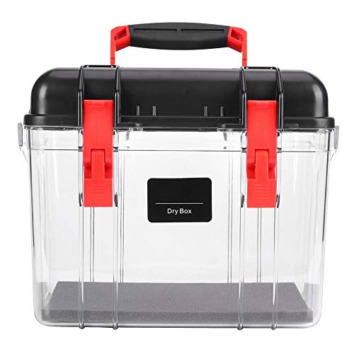 Feuchtigkeitsbeständige Hülle, modische R15-Kunststoff-Schwarz-Fotoausrüstung Feuchtigkeitsbeständige Box-Linsenversiegelung Trocknen