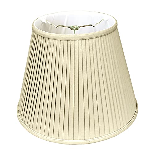 One-Day Sale: Up to 50% Off Royal Designs Empire Side Pleat Basic Lamp Shade, Linen/Taupe 11 x 18 x 13.5
