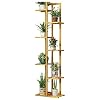 HGJINFANF Bloem Stand Meerdere Bloempot Houder Planten Planter Rack Opslag Organizer Display Hout 7 Tier 8 Potplanten…