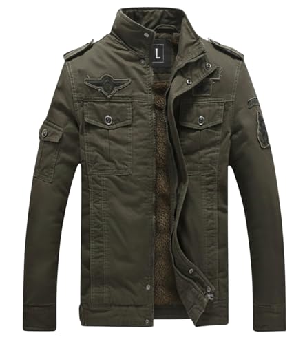 Image of L'MONTE Imported Casual Cotton Fur Winter Jacket for Men