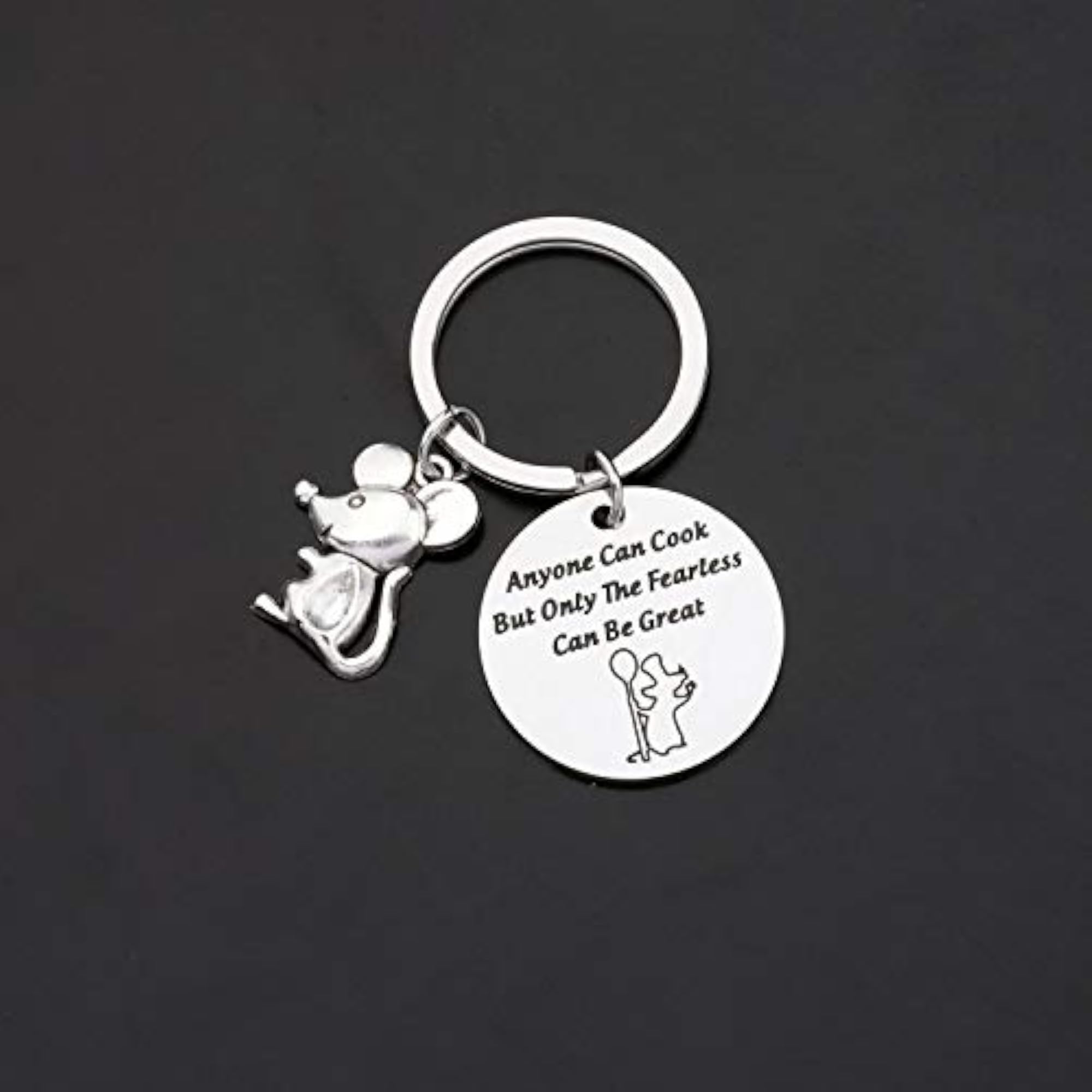 Chef Gift Keychain, Anyone Can Cook Quote