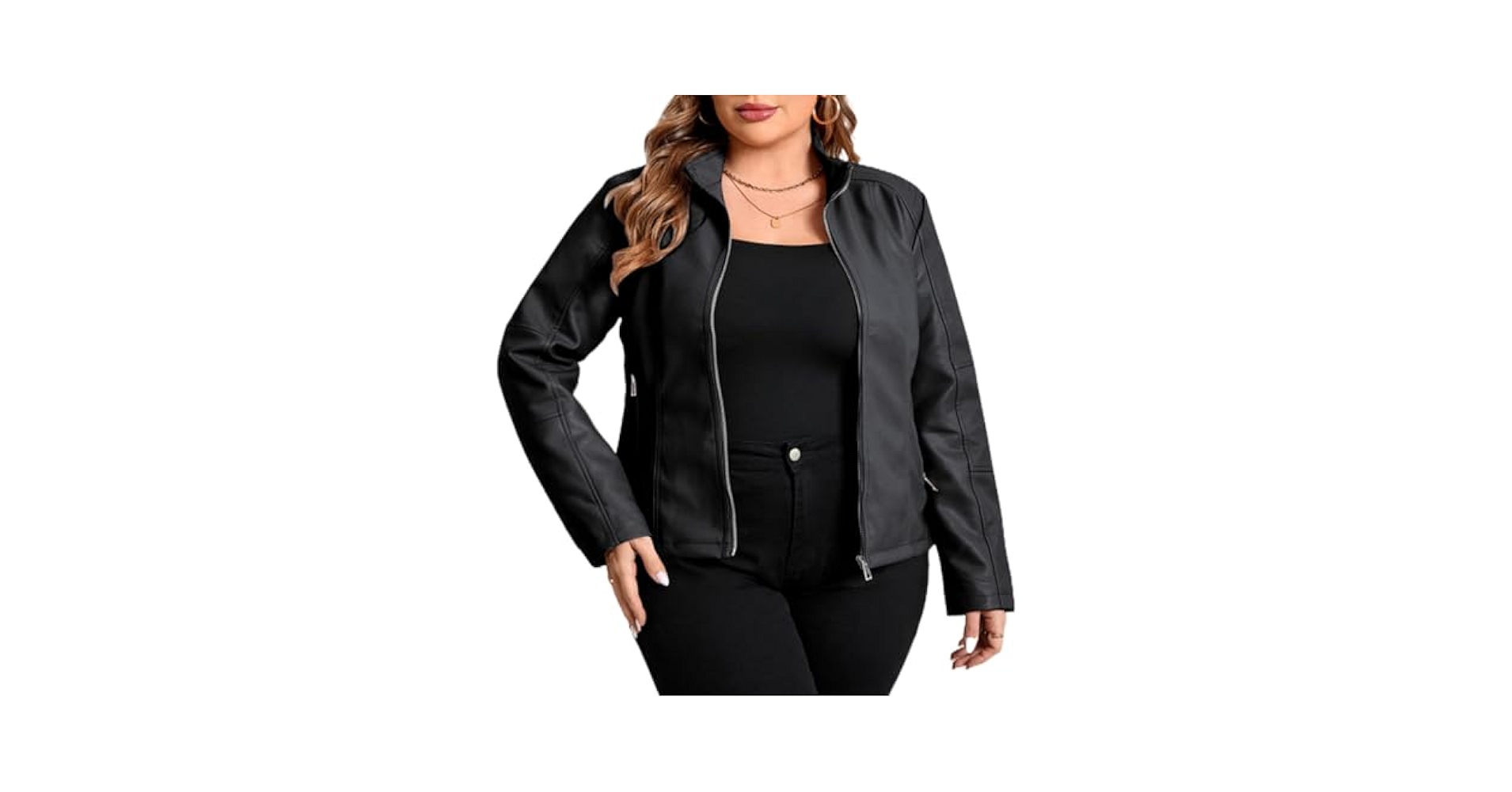 アウターその他 PUCCI Women Outer 5HYC715H866001 Black Geschallino Women's Plus Size Faux Leather Jacket Graffiti