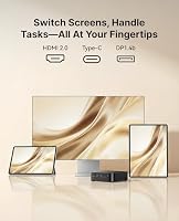 ACEMAGIC K1 Mini PC, AMD Ryzen 4300U Micro PC (bis zu 3,70 GHz),16GB DDR4 512GB M.2 SSD Mini Computer mit RJ45 | 4K Triple Display | WiFi 5 für Zuhause/Büro/Schule – Ansicht 6