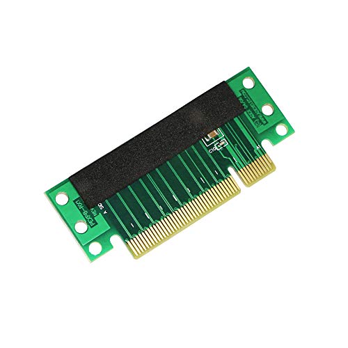 SinLoon PCI- Express 8X Riser Card 90-Degree Adapter Card PCI-E 8X Extender Extension Card for 1U, Small Computer and Server Case(PCIE 8X)