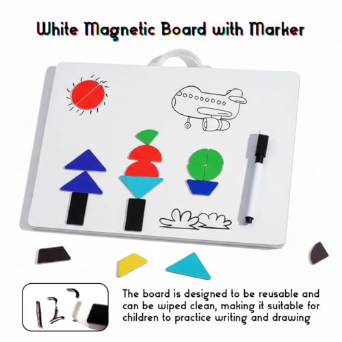 Image of Hop N Play 3 in 1 Magnetic Color and Number Maze, Montessori Toys for 2+ Year Old, Wooden Magnet Board Counting & Color Sorting Toddler Activities Educational Fine Motor Skills Toys Gifts