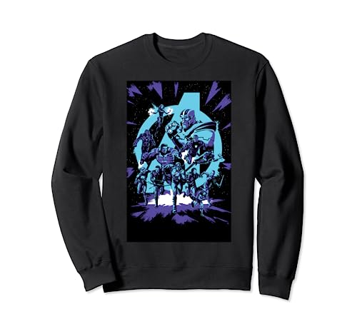 Sweat Marvel Avengers Endgame : Sweatshirt coton imprimé et vêtement geek pour adulte
