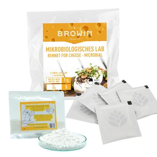 Cuajo en Polvo – 10 g, para Producción Casera de Queso, Coagulación, Queso Blando, Queso Casero
