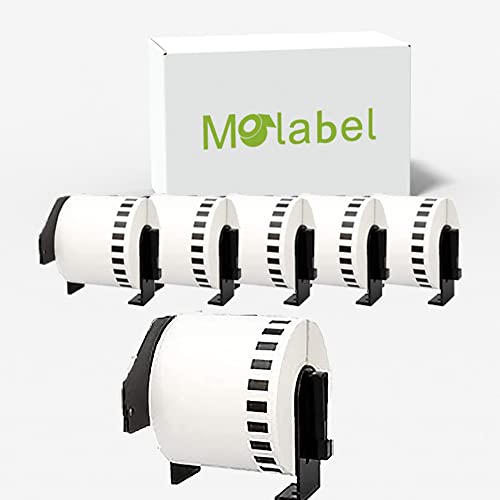 Molabel Address Labels DK-22205 DK2205 Pack of 6 Rolls (Continuous) 62 mm x 30.48 m, Compatible with Brother QL-500, QL-500A - Image 2