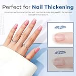 modelones Builder Rubber Gel Base Coat for Nails, Clear Rubber Base Gel Nail Polish for Strengthen/Apex Building/Enhance/Reinforced Long Lasting Fiber Protect Soak Off U V LED Gift for Thin Weak Nails - Image 4