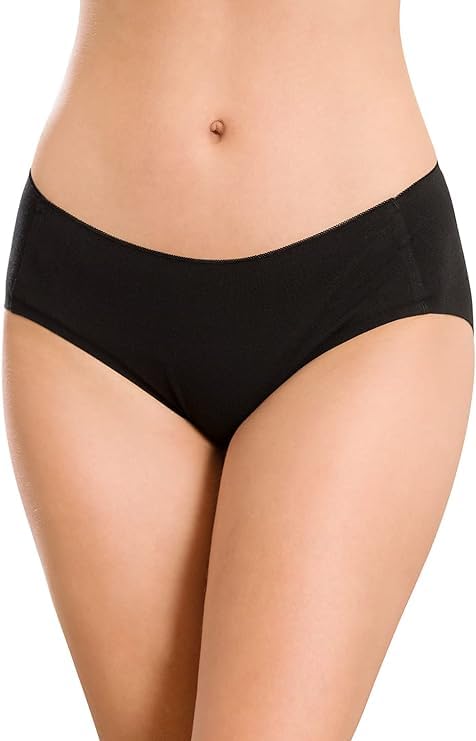 Image of LOURYN KOULYN Cotton Bikini Women's Breathable Panties Seamless Comfort Underwear (Pack of 6)