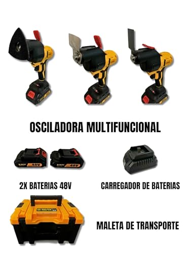 Kit de ferramentas 9 em 1 multifuncional Portátil com 2 baterias 48V Furadeira e Parafusadeira chave