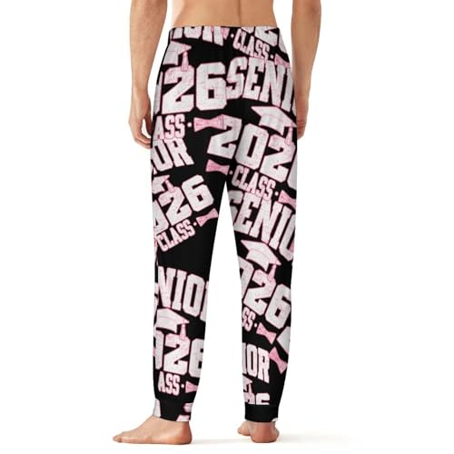 Senior Class Of 2026 Graduation Men's Pajama Bottoms Sleep Lounge Soft Comfy Pants Sleepwear3