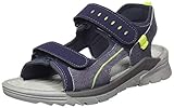 Jungen Sandale -M RICOSTA Jungen Tajo Riemchensandalen, Blau (Nautic/Teer 176), 25 EU