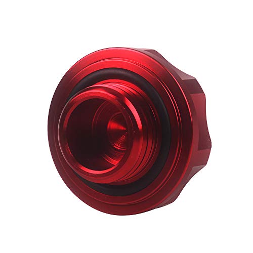 Yorten Tampa de óleo de veículo automotivo de alumínio Tampa de óleo do tanque de combustível Tampa