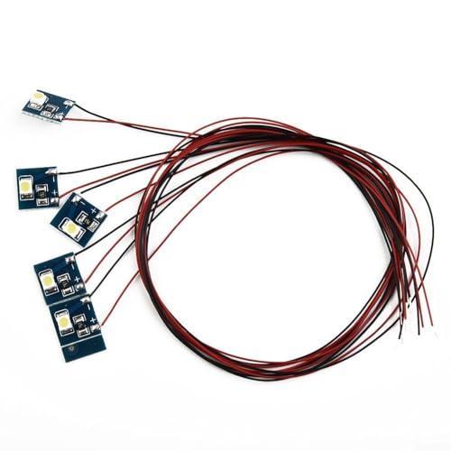 YUANGANG 5pcs 12V LED Modelo Ferrocarril Edificios Iluminación Interior Para OO HO Modelo Edificios (Luz Fría), EAGTV29PD109T00WQ5XY85GHP1