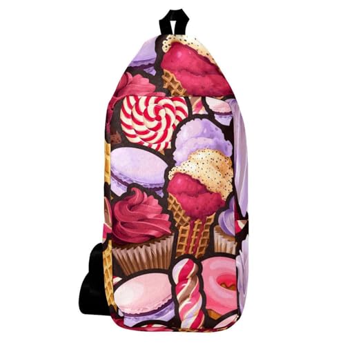 Sac à dos bandoulière bonbons glacés pour sorties urbaines et balades