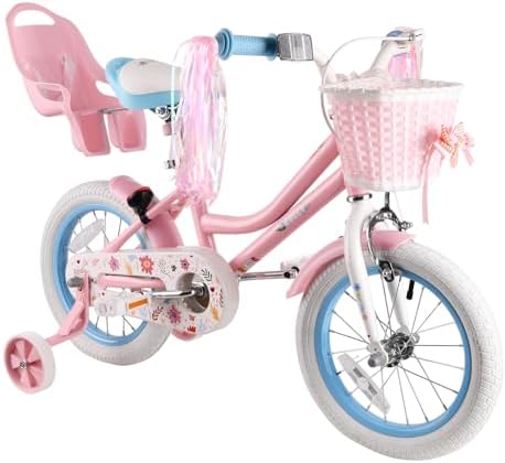 RULLY Daisy Kids Bike for Girls Ages 2-9 Years, 12 14 16 18 Inch ...