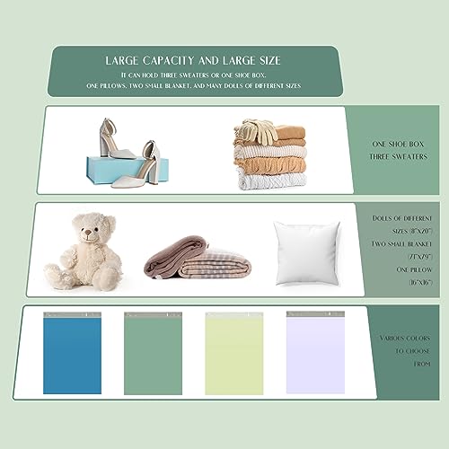 Image of Metronic Large Poly Mailers 19x24 100Pcs, Strong Adhensive Shipping Bags for Clothing, Waterproof Mailers Bags for Small Business, Shipping Envelopes, Tear-resistant Packing Bags in Grayed Jade Green