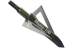 Muzzy 100 Grain 3-Blade Broadheads for Bowhunting