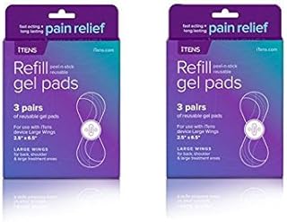 Extra Gel Pads for iTens Wearable Electrotherapy - Small - Clear