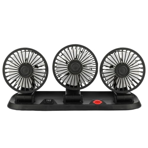 12 V DC Çakmak Girişli 3'lü Plastik Mini Araç Fanı Parcbeny 26291 FAN40