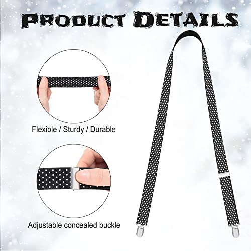 SATINIOR 8 Pcs Glove Clips for Kids Adjustable Mitten Elastic Winter Hat Glove Holder Clips for Toddlers(Black)3