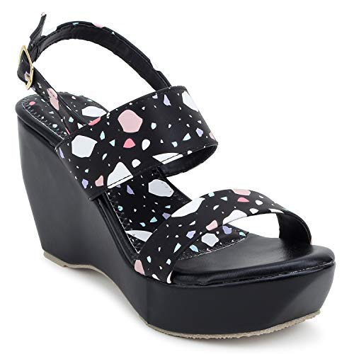 Girls Casual Formal Wedge Heel Sandals 