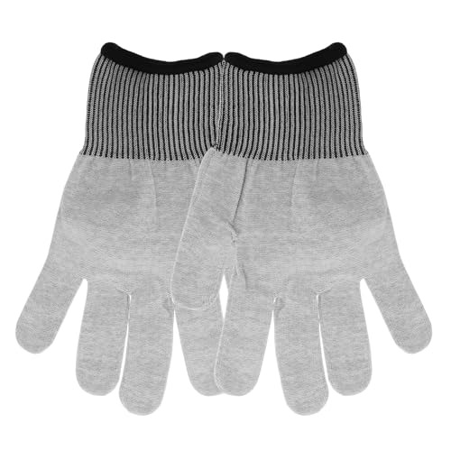 ORFOFE Guantes de Trabajo Resistentes Abrasión y Cortes, Talla Mediana, Diseño Ergonómico Borde Curvo, Lavables y Multifuncionales para Electricistas y Envoltura de Películas, Accesorios