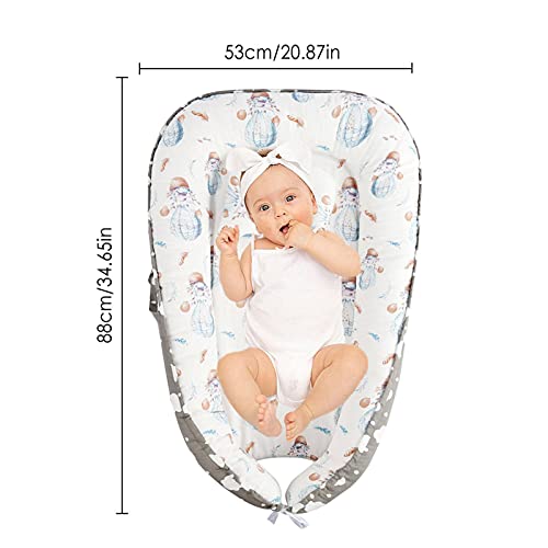 Poiuqew Ninho de bebê, cápsula para ninho de bebê para recém-nascidos, cápsula portátil e coC, berço