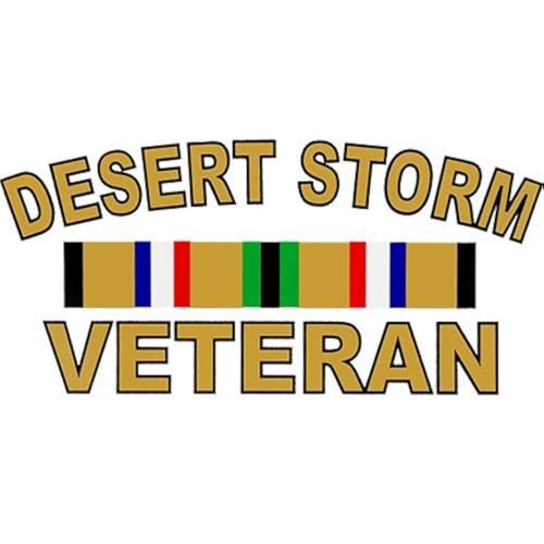 Desert Storm Veteran with Campaign Ribbon 5.25