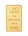 Bangalore Refinery 24k (999.9) 5 gm Yellow Gold Bar/Gold Coin