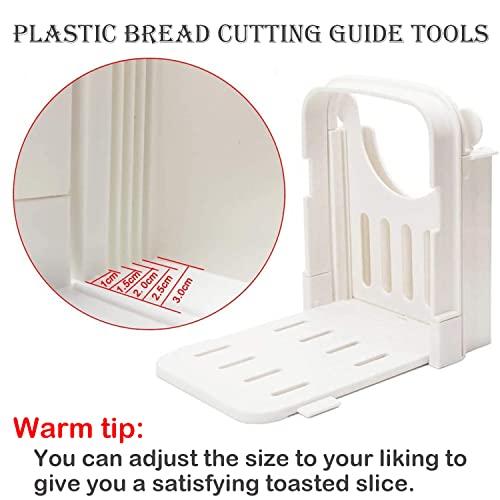 image for Taicols Bread Slicer, Folding and Adjustable Toast Loaf Slicing Machin