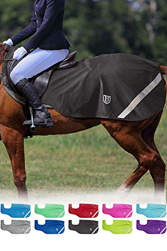 Harrison Howard Climax Couvre-Reins réfléchissant imperméable Performance Polaire Large: 4' 11'' (Rug Size 6' 3'' - 6' 6'') - Noir Cover