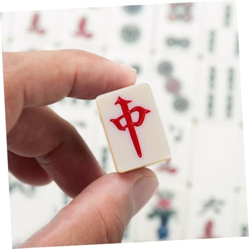 Mini set portátil de Mahjong para viaje miniatura 3
