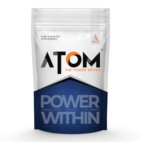 AS-IT-IS ATOM PWR Whey Protein with Enzymes, 24g Protein, 11g EAA...