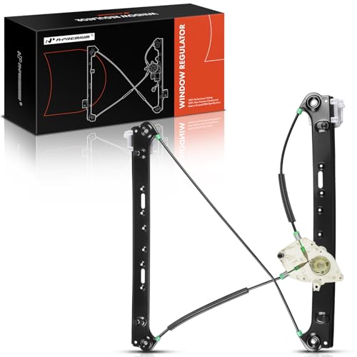 A-Premium Power Window Regulator without Motor Compatible with BMW X3 2004-2010 Front Passenger Side