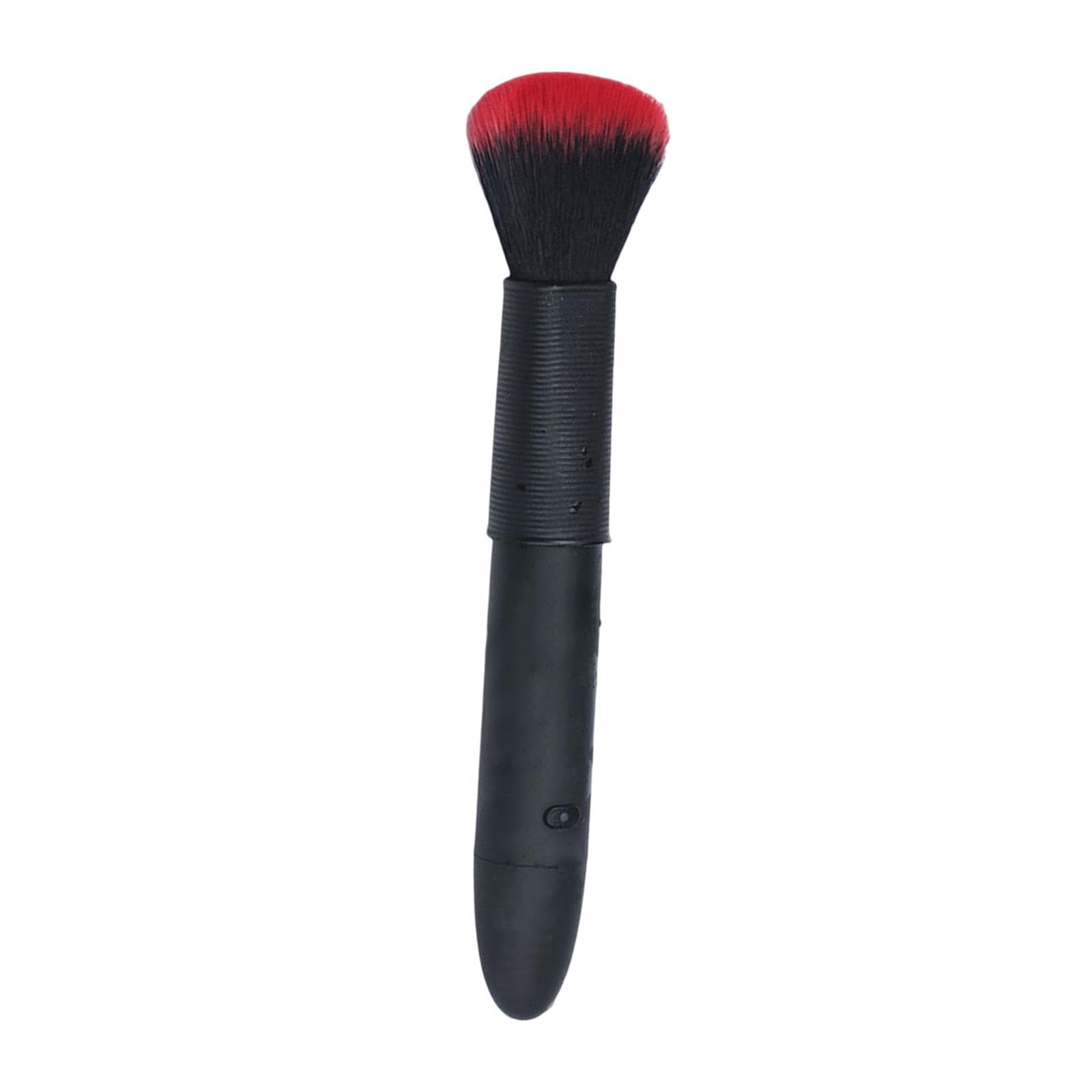Set di 5 pennelli per trucco per fondotinta, per contouring, miscelazione, aerografo, finitura nera