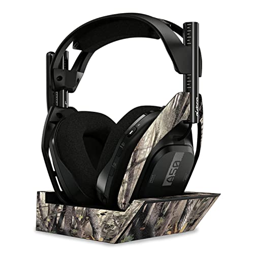 Image of MightySkins Glossy Glitter Skin Compatible with Astro A50 Wireless Headphones + Base Station (Gen 4) - Tree Camo | Protective, Durable High-Gloss Glitter Finish | Easy to Apply | Made in The USA