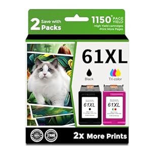 61XL Ink Cartridge Replacement for ...