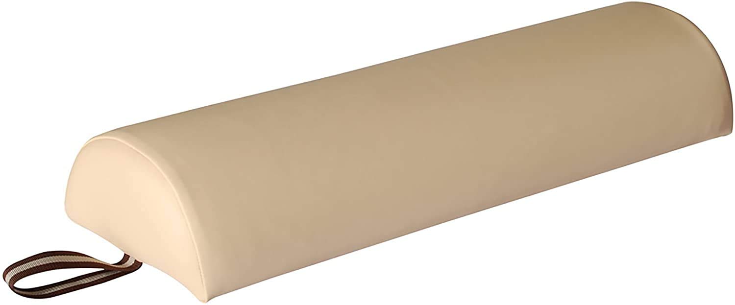 Master Massage Tables 9 inches Large Half Round Bolster Pillow, Half Moon Bolster Pillow for Massage Table, Semi-Round Massage Pillow Cushion with 100% PU Leather, Durable Soft 9