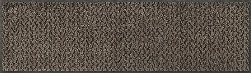 Wash+Dry Duo Mocha Doormat 35 x 120 cm Washable for Indoor and Outdoor Use, Brown, 35 x 120 cm (Rectangular)