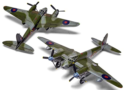 Airfix A04023 de Havilland Mosquito Series 4 Aircraft 1:72 Scale Model Kit, Black