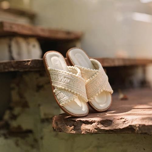 Image of THEE BRON Girls Cute Slip-On Slippers Stylish Sandals for Toddlers & Kids