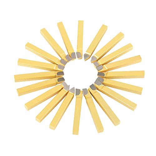 Set de 20 herramientas de torneado con punta de carburo miniatura 2