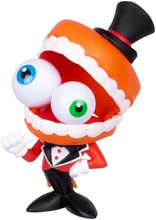 Amazing Digital Circus Officially Licensed Caine Vinyl Figure, Quality 4"/10.1 CM Boxed Collectible Figure With Yapping Jaw And Collector Card, 4 Vinyl Figures To Collect In Premier Collection - 4